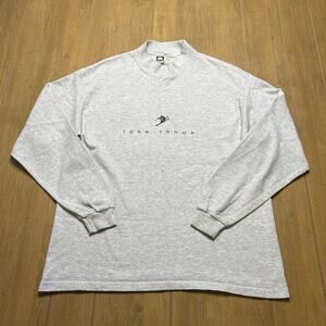 Vintage Real Skiers Dont have Real Jobs USA LongSleeve T Shirt Sz L Lake Tahoe